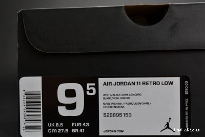 528895-153 Concord Retro Breathable 712 Low Jordan 11 0623